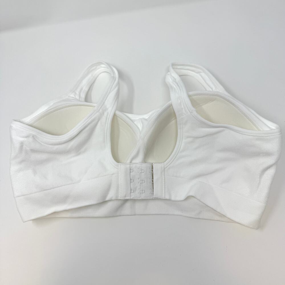 Shapermint Truekind Daily Comfort Wireless Shaper Bra In White Size Large New - Picture 5 of 9